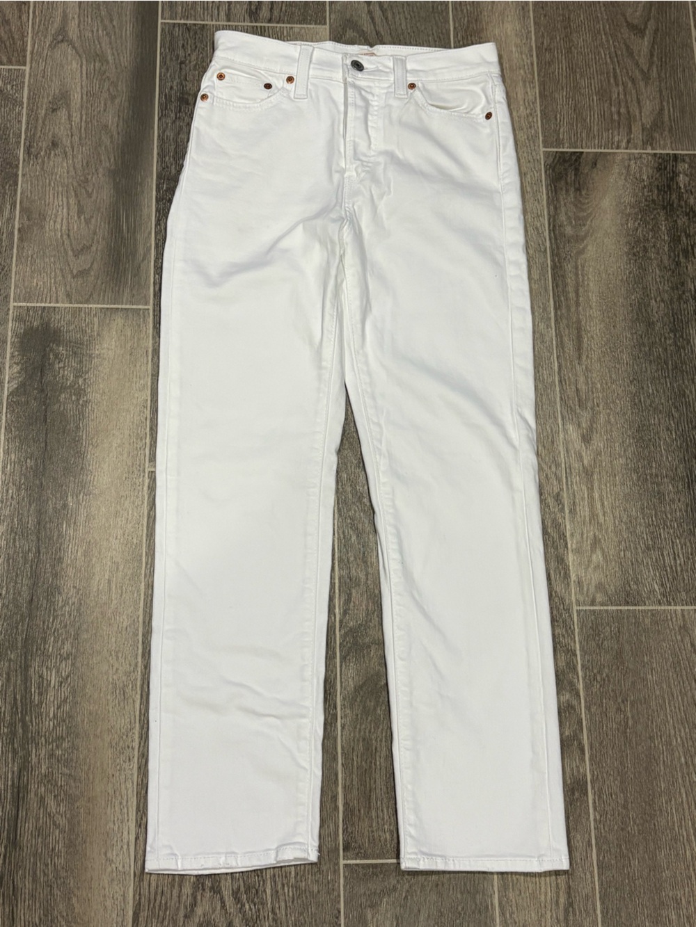 Levi's Women’s White Wedgie Straight Jeans